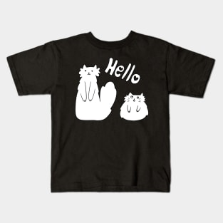 "Hello" Kitties Kids T-Shirt